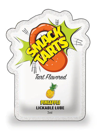 SMACK TARTS POUCH SOUR PINEAPPLE LICKABLE LUBE FILLED POUCH