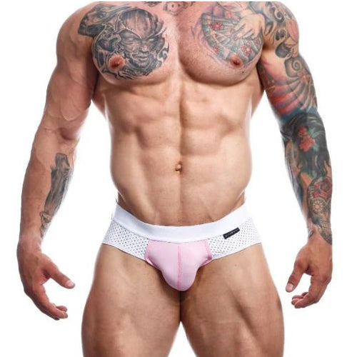 MALE BASICS SPOT BRIEF WHITE LARGE - MBS01WHTL