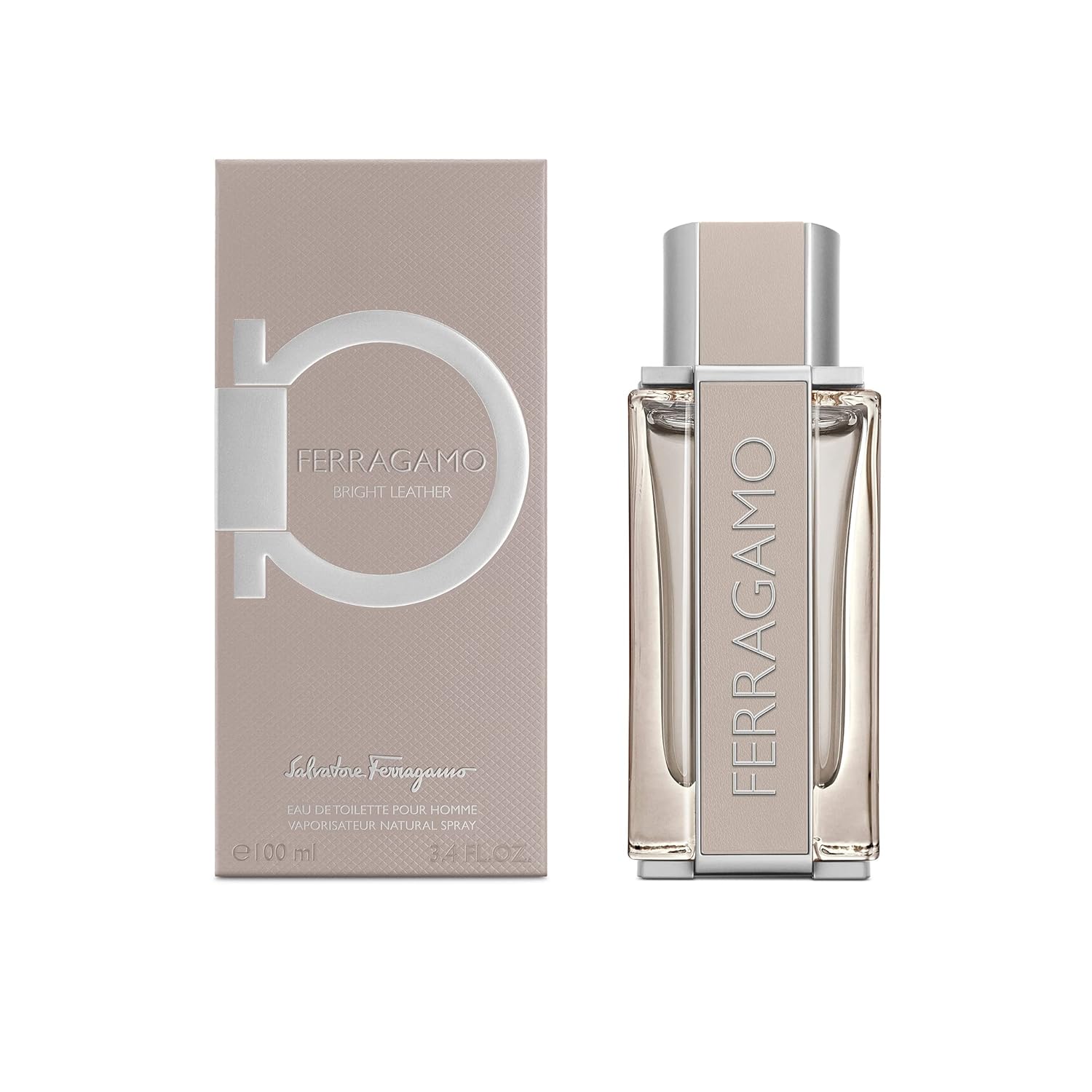 BRIGHT LEATHER BY FERRAGAMO 3.4OZ, MEN'S PERFUME, EDT-Pinkfoxxx
