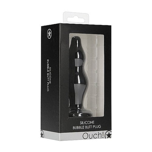 BUBBLE BUTT PLUG BLACK - SHTOU498BLK