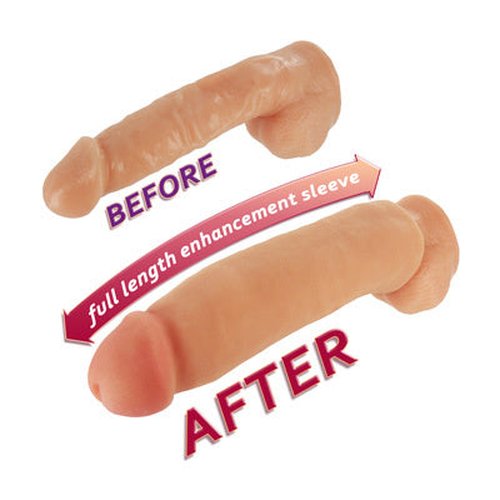 (BULK) SEX FLESH FAT JACK ENLARGER SLEEVE - XRAC841