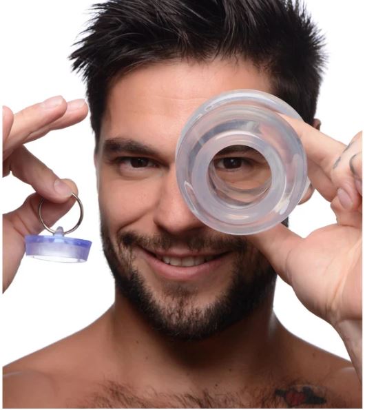 ASS BUNG CLEAR HOLLOW ANAL DILATOR 4.1 " - XRAG756XL