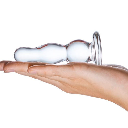 GLASS BUTT PLUG 4 " - ELGLAS140