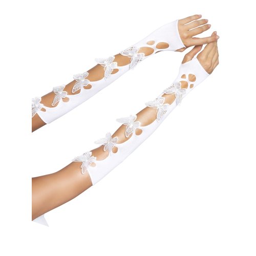 Butterfly Cut Out Arm Warmers - 2674      00122