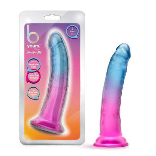 B YOURS BEAUTIFUL SKY 7 DILDO SUNSET " - BN38408