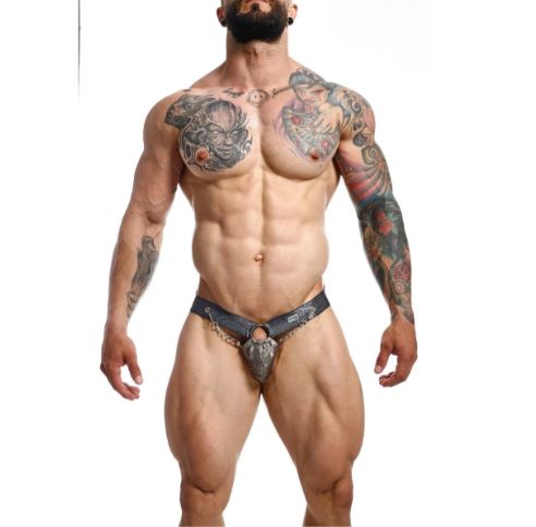 MALE BASICS DNGEON CHAIN JOCKSTRAP CAMO O/S - MBDMBL02CAMO