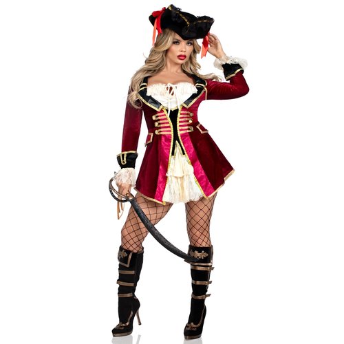 Captivating Captain Pirate Costume - 87231     10101