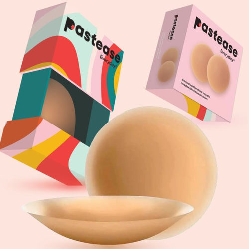 EVERYDAY SILICONE NIPPLE COVER REUSABLE CARAMEL LARGE D+ CUP - PASHALNDML