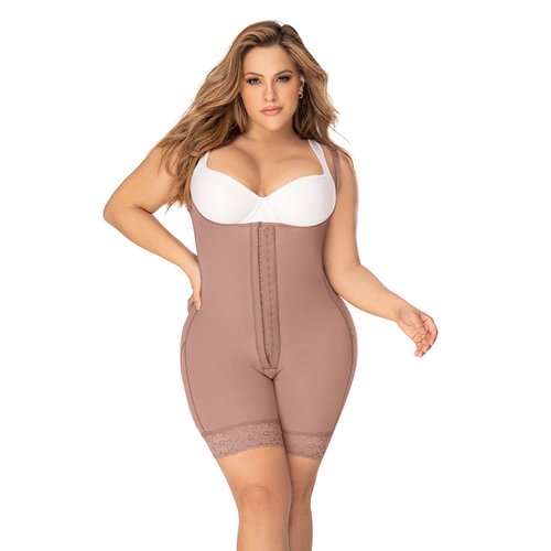 Cross Back Support Mid Leg Shapewear
