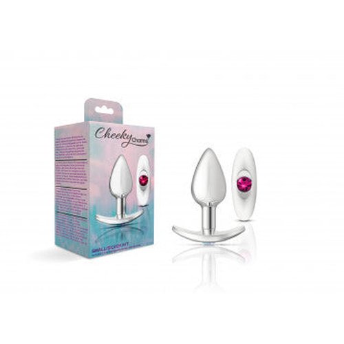 CHEEKY CHARMS BUTT PLUG SET IRIDESCENT/ BRIGHT PINK - VBCC9140