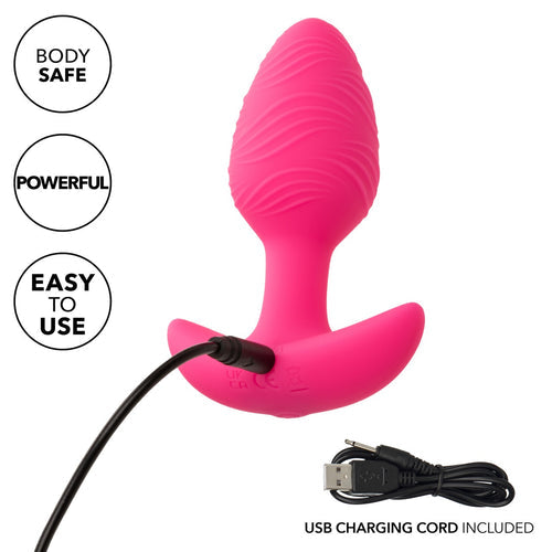 CHEEKY VIBRATING GLOW-IN-THE- DARK BUTT PLUG - SE044330