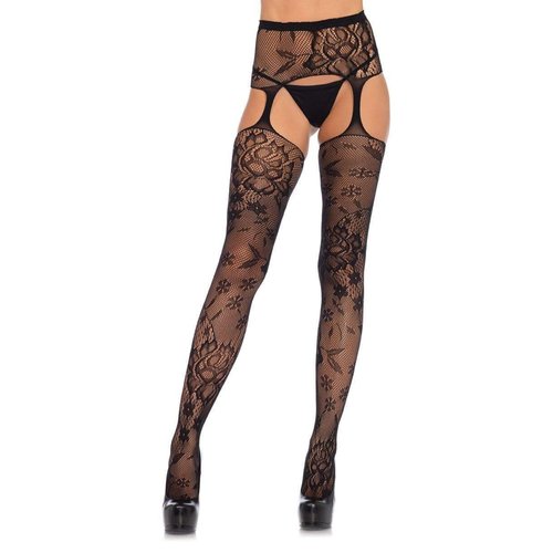 Chelsea Floral Lace Stockings - 1082      00122