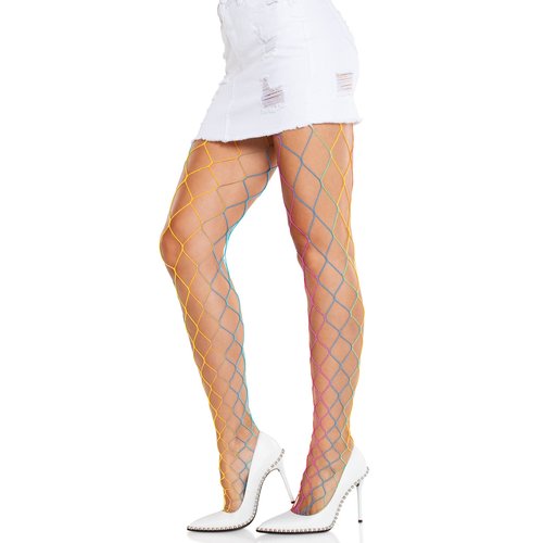 Chroma Net Rainbow Tights - 9010      10122