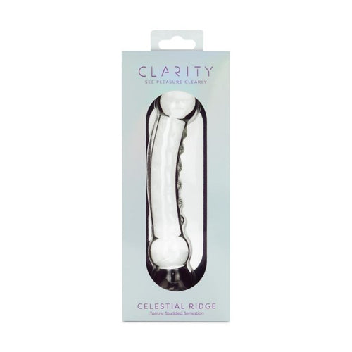 CLARITY GLASS DILDO CELESTIAL RIDGE - CRECLA11