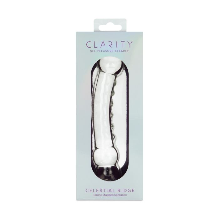 Clarity - Glass Dildo - Celestial Ridge - CLA-11