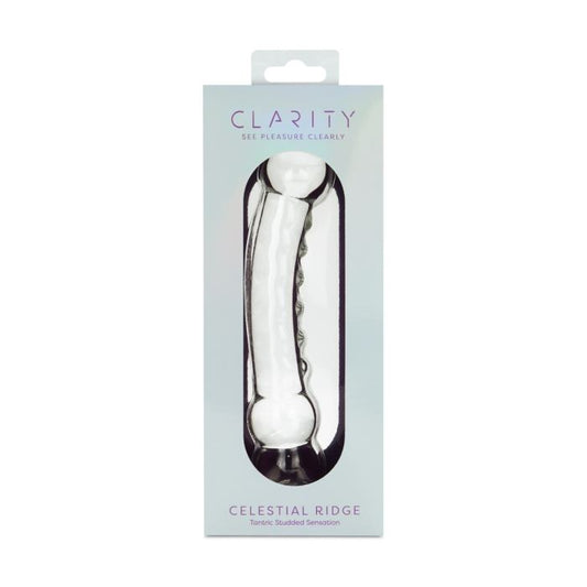 Clarity - Glass Dildo - Celestial Ridge - CLA-11
