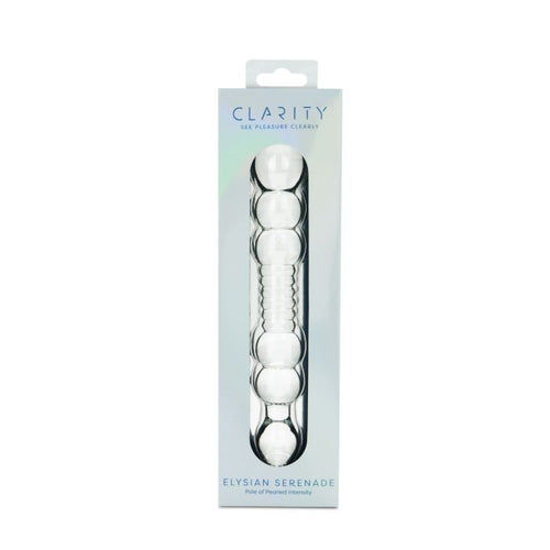 CLARITY GLASS DILDO ELYSIAN SERENADE - CRECLA07