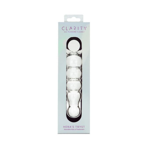 CLARITY GLASS DILDO HERA'S TRYST - CRECLA23