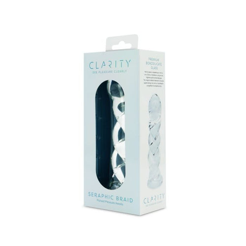 CLARITY GLASS DILDO SERAPHIC BRAID - CRECLA27
