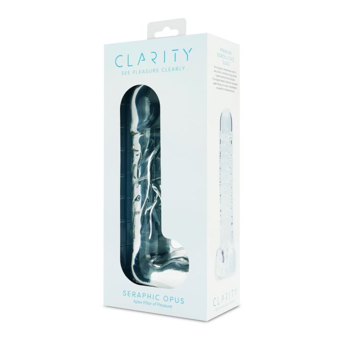 CLARITY GLASS DILDO SERAPHIC OPUS - CRECLA17