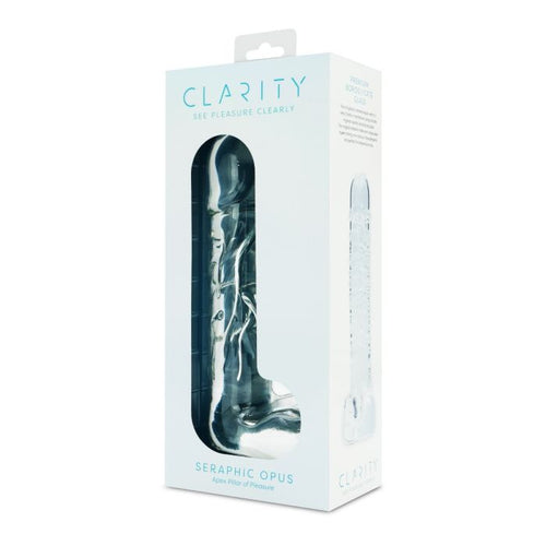 CLARITY GLASS DILDO SERAPHIC OPUS - CRECLA17