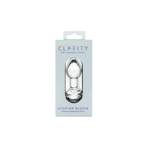 CLARITY GLASS DILDO UTOPIAN BLOOM - CRECLA26