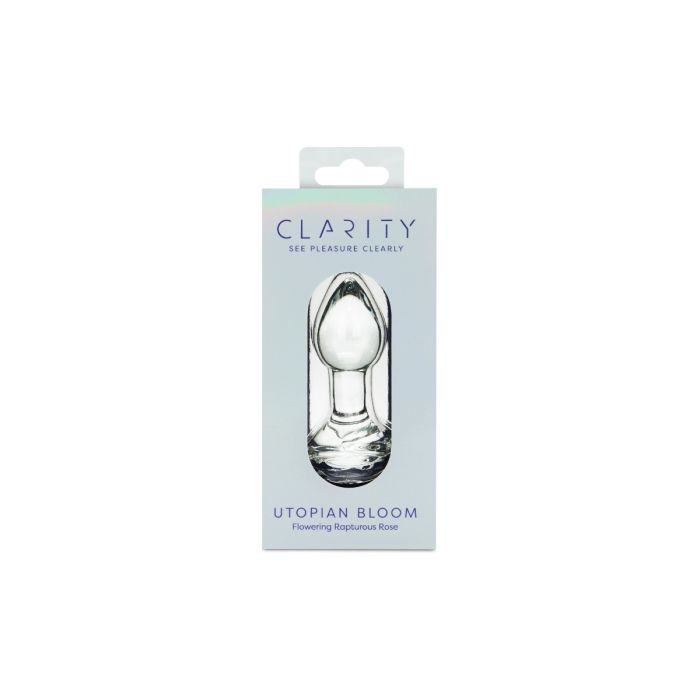 Clarity - Glass Dildo - Utopian Bloom - CLA-26