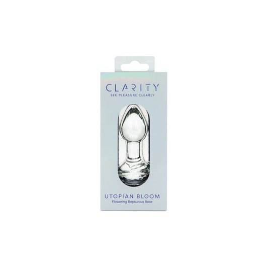 Clarity - Glass Dildo - Utopian Bloom - CLA-26