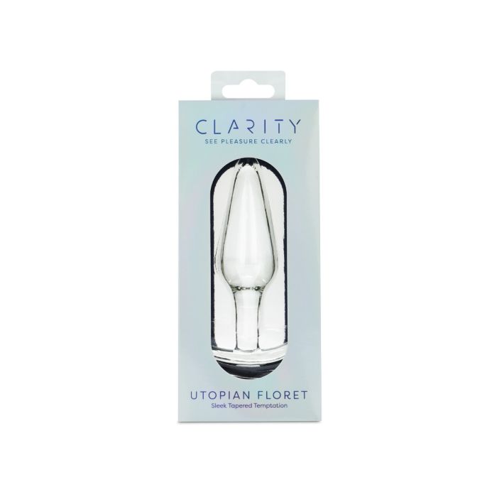 Clarity - Glass Dildo - Utopian Floret - CLA-25