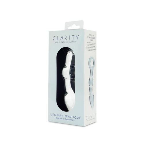 CLARITY GLASS DILDO UTOPIAN MYSTIQUE - CRECLA20
