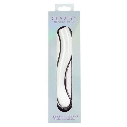 Clarity Glass Dildo Celestial Curve