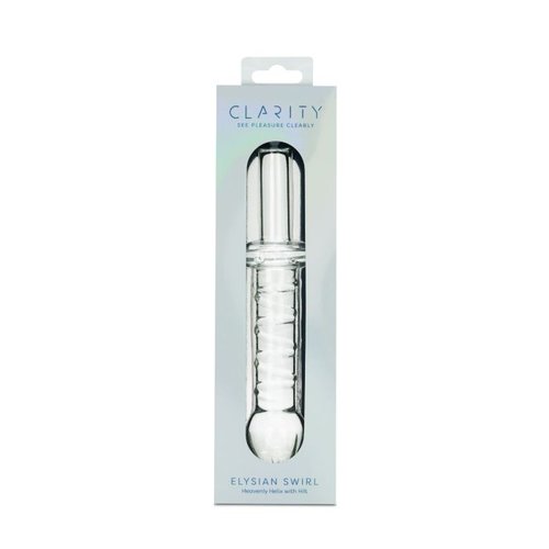 Clarity - Glass Dildo - Elysian Swirl - CLA-05