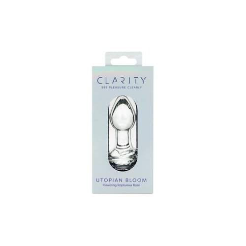 Clarity - Glass Dildo - Utopian Bloom - CLA-26