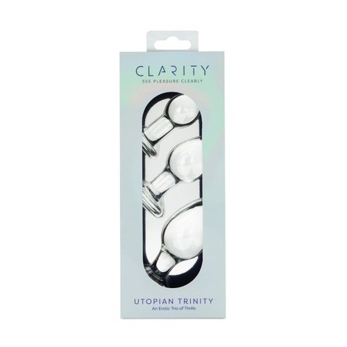 Clarity - Glass Dildo - Utopian Trinity - CLA-24