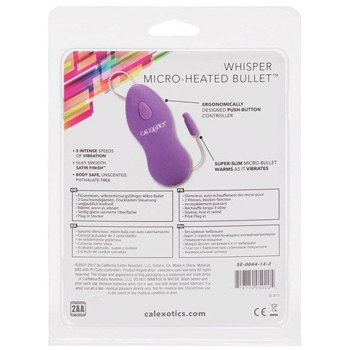 Classic Whisper Micro-Heated Bullet-Purple