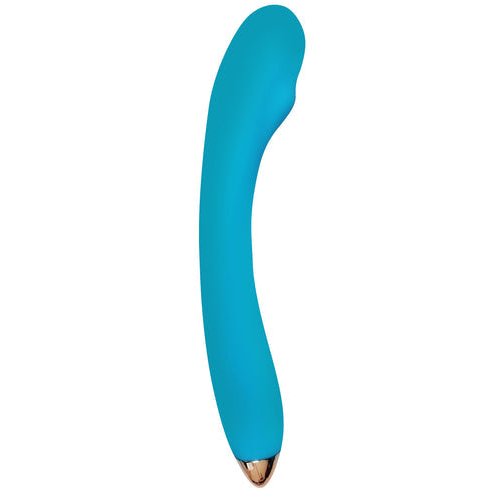 CLOUD 9 HEALTH & WELLNESS RECHARGEABLE G-SPOT SLIM 8IN SINGLE MOTOR AQUA BLUE - WTC500842