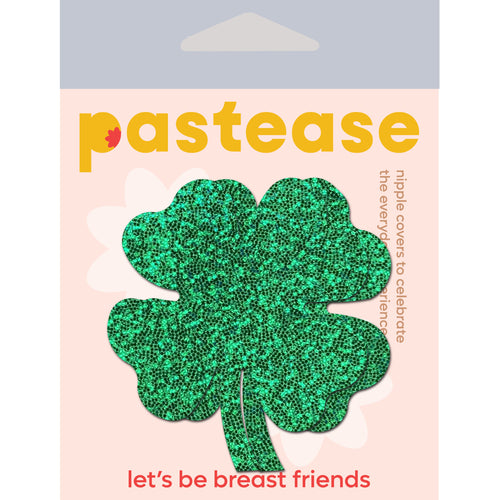 PASTEASE HOLOGRAPHIC GREEN CLOVER FULL COVERAGE - PASCCLVHOLGRHRT