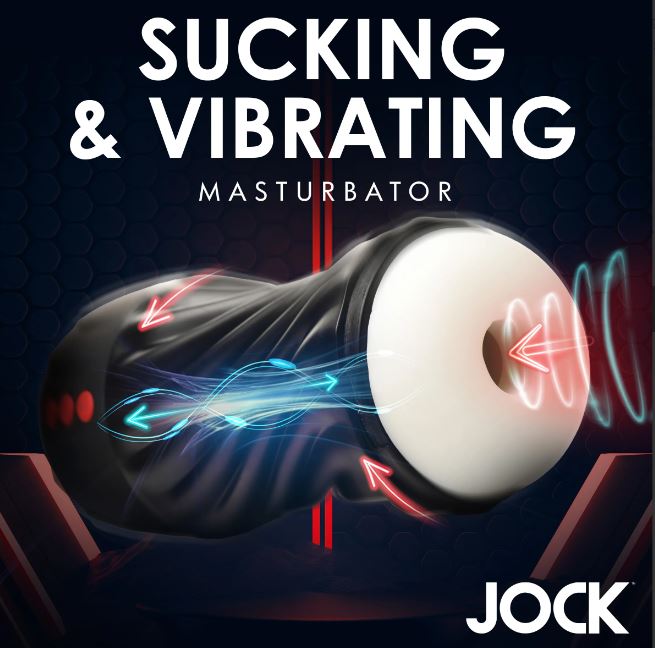 JOCK SUCKING & VIBRATING MASTURBATOR - CN09095001