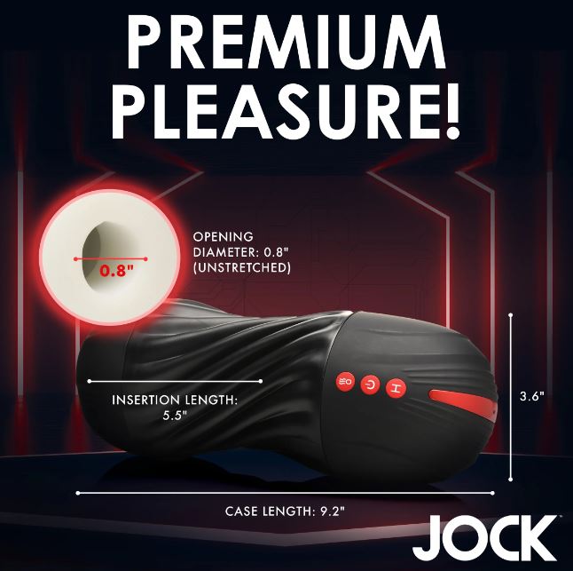 JOCK SUCKING & VIBRATING MASTURBATOR - CN09095001