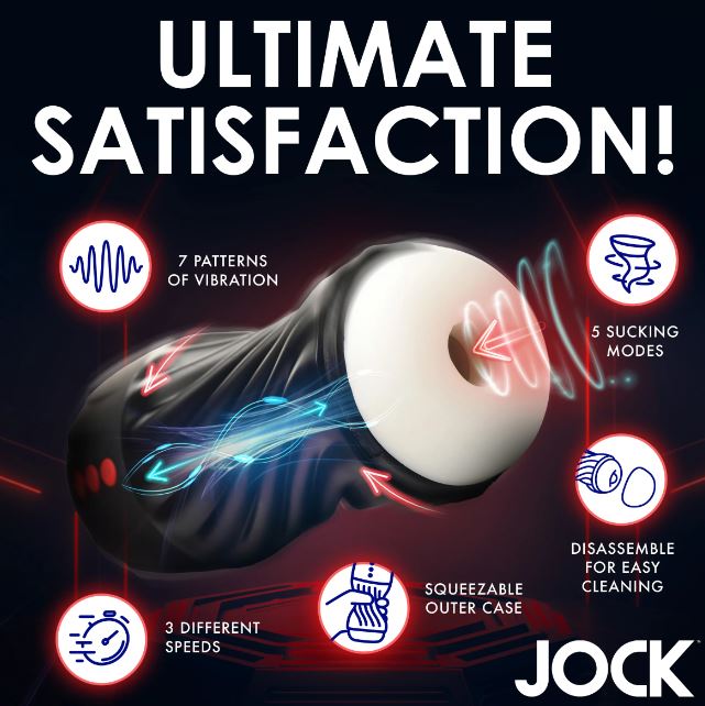 JOCK SUCKING & VIBRATING MASTURBATOR - CN09095001