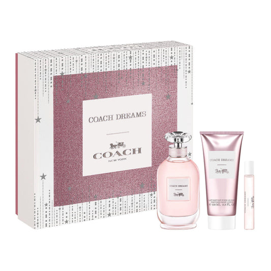 COACH DREAM 3PC SET, WOMEN'S GIFT SET, EDP-Pinkfoxxx
