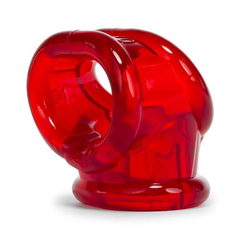 COCKSLING 2 COCK & BALL SLING OXBALLS RED (NET) - OX1013RED