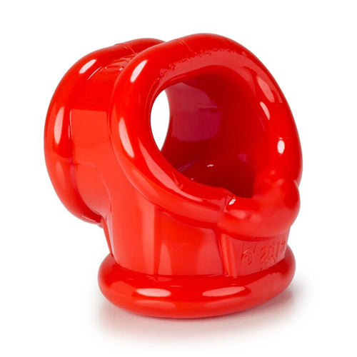COCKSLING 2 COCK & BALL SLING OXBALLS RED (NET) - OX1013RED