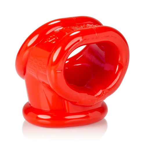 COCKSLING 2 COCK & BALL SLING OXBALLS RED (NET) - OX1013RED