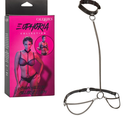 EUPHORIA CHAIN HALTER COLLAR & LEASH - SE310100