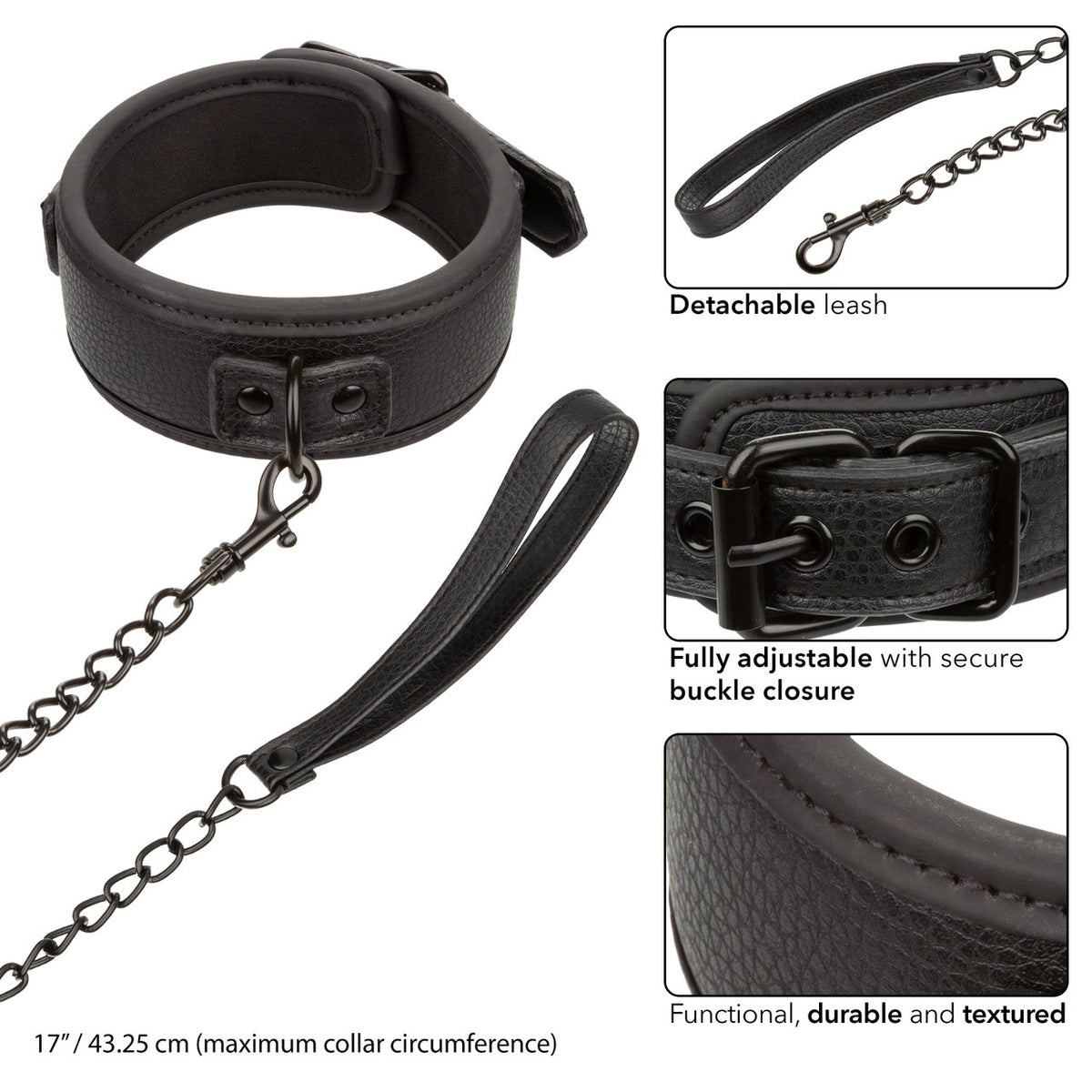 NOCTURNAL COLLAR & LEASH - SE267810
