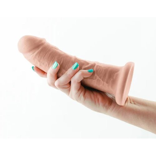 COLOURS DUAL DENSITY 7IN GIRTH DILDO WHITE - NSN040931
