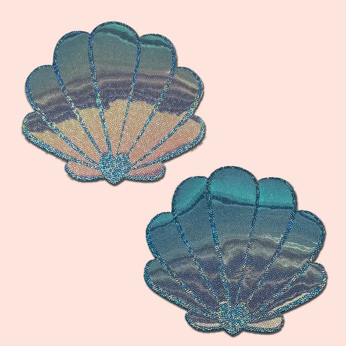 PASTEASE SEASHELL OPALESCENT SEAFOAM BLUE - PASSHL2SFIRD