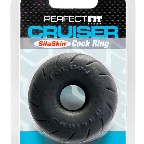 PERFECT FIT SILISKIN CRUISER RING 2.5 BLACK " - PERCR15B