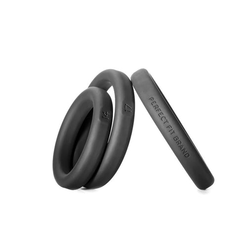 XACT FIT SILICONE RINGS #14 #17 #20 BLACK - PERCR90B